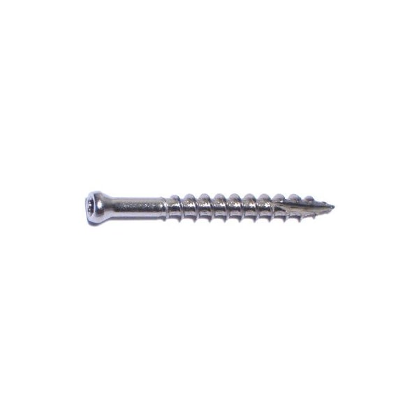 Saberdrive Deck Screw, #8 x 1-5/8 in, Stainless Steel, Trim Head, Torx Drive, 1104 PK 53761 - main